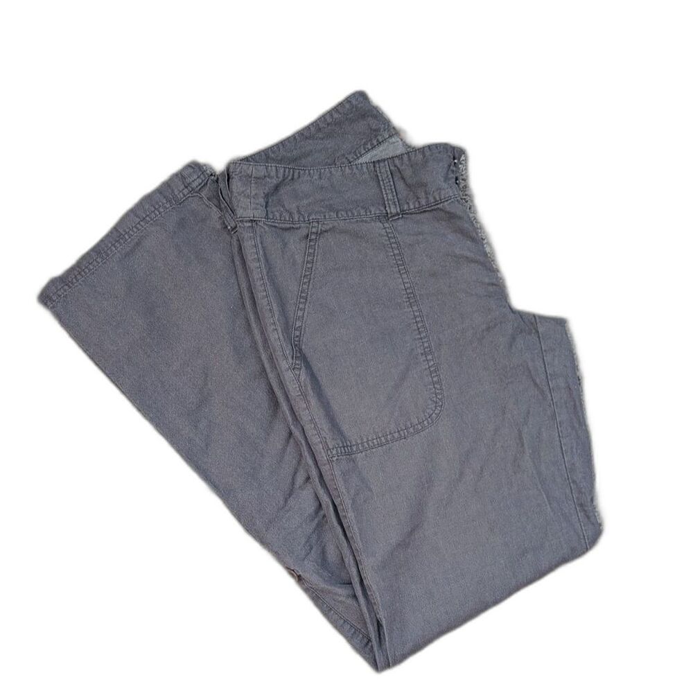 Merrell Women's Grey Hiking Pants Casual Pants Size 8 Cotton/Linen Blend